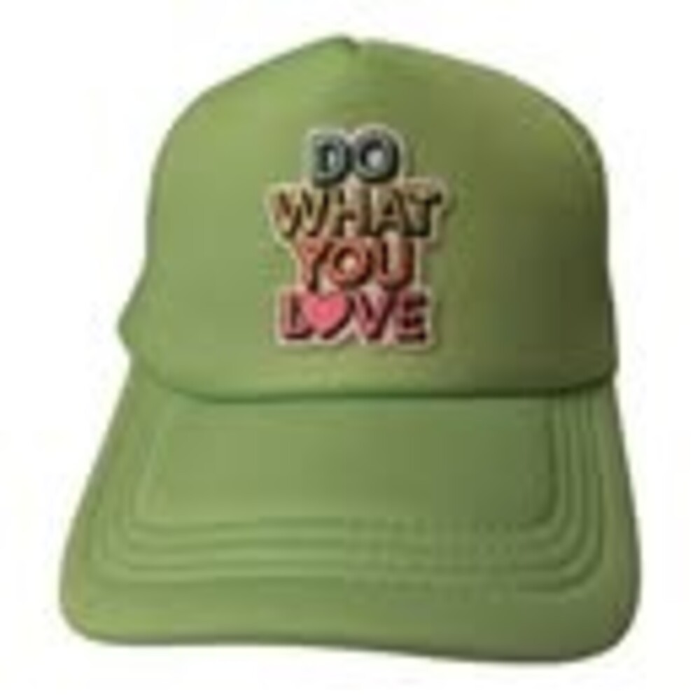 Unisex Green 'Do What You Love' Trucker Hat